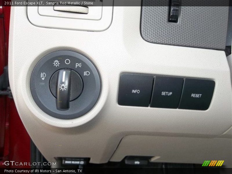 Sangria Red Metallic / Stone 2011 Ford Escape XLT