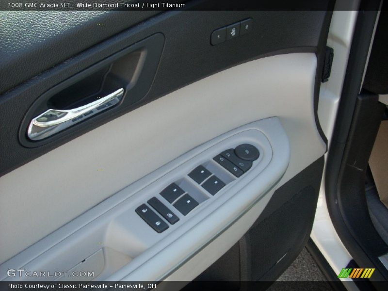White Diamond Tricoat / Light Titanium 2008 GMC Acadia SLT