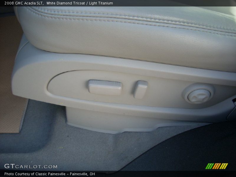 White Diamond Tricoat / Light Titanium 2008 GMC Acadia SLT