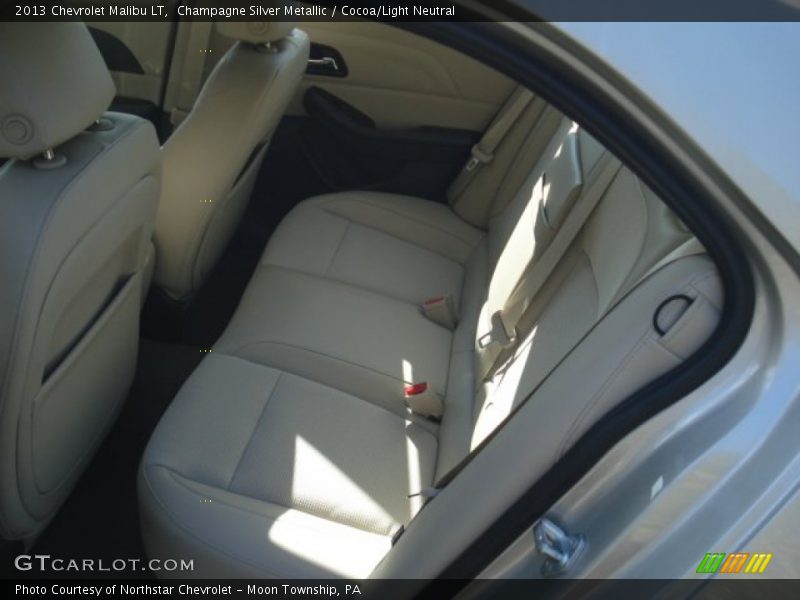 Champagne Silver Metallic / Cocoa/Light Neutral 2013 Chevrolet Malibu LT