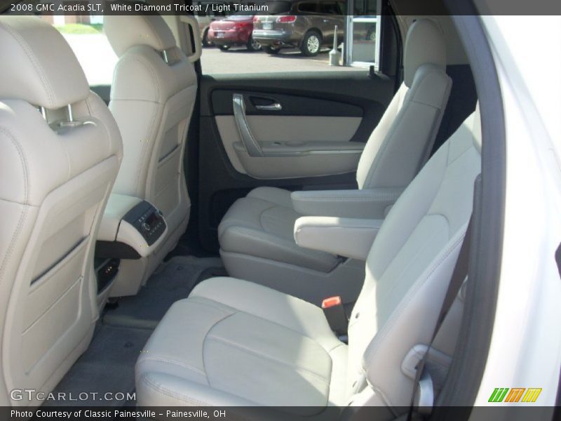 White Diamond Tricoat / Light Titanium 2008 GMC Acadia SLT