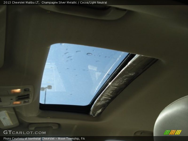 Champagne Silver Metallic / Cocoa/Light Neutral 2013 Chevrolet Malibu LT