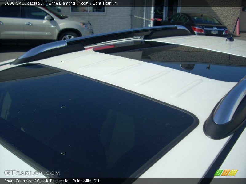 White Diamond Tricoat / Light Titanium 2008 GMC Acadia SLT
