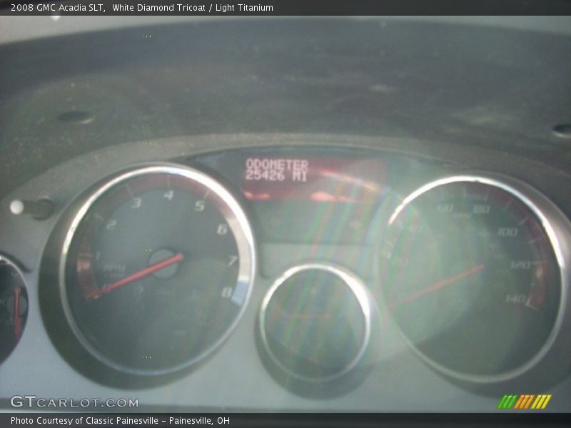 White Diamond Tricoat / Light Titanium 2008 GMC Acadia SLT