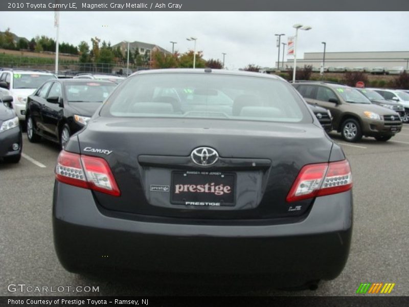 Magnetic Gray Metallic / Ash Gray 2010 Toyota Camry LE