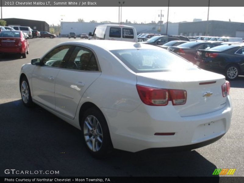 Summit White / Jet Black 2013 Chevrolet Malibu LT