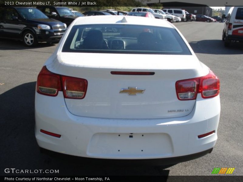 Summit White / Jet Black 2013 Chevrolet Malibu LT