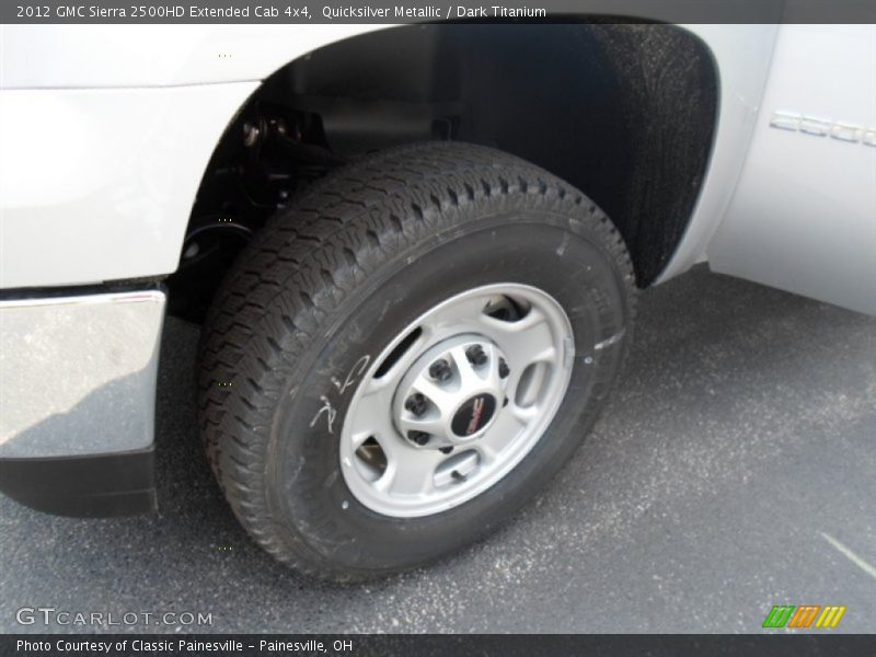 Quicksilver Metallic / Dark Titanium 2012 GMC Sierra 2500HD Extended Cab 4x4