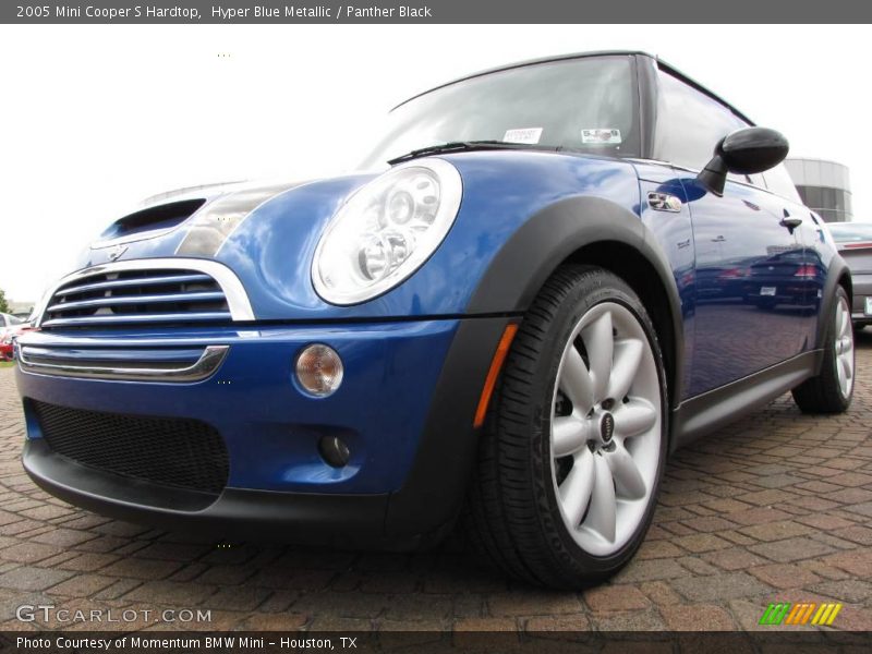 Hyper Blue Metallic / Panther Black 2005 Mini Cooper S Hardtop