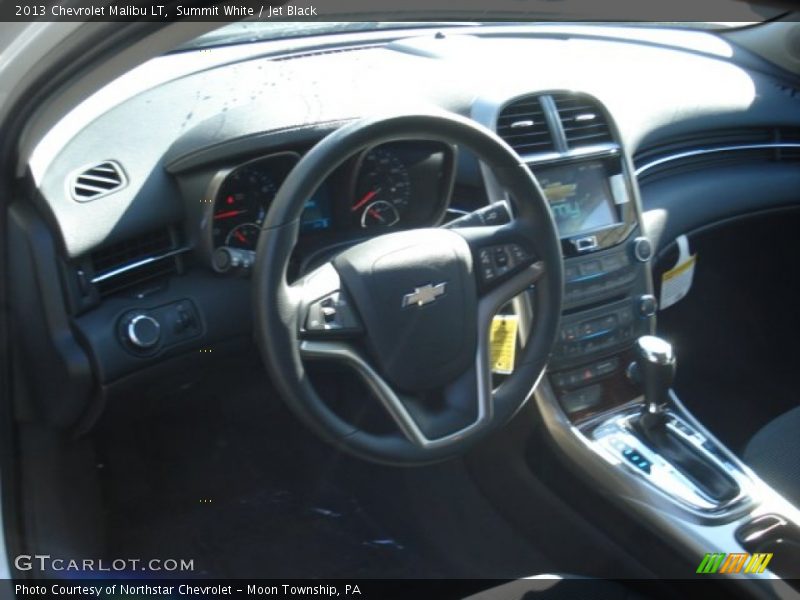 Summit White / Jet Black 2013 Chevrolet Malibu LT