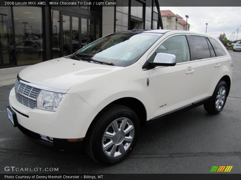 White Chocolate Tri Coat / Light Camel 2008 Lincoln MKX AWD