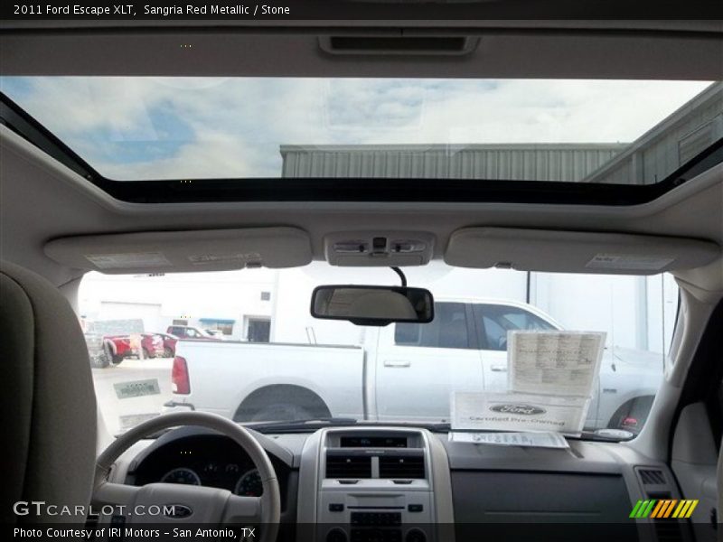 Sangria Red Metallic / Stone 2011 Ford Escape XLT