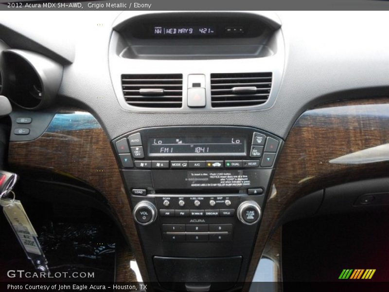 Grigio Metallic / Ebony 2012 Acura MDX SH-AWD