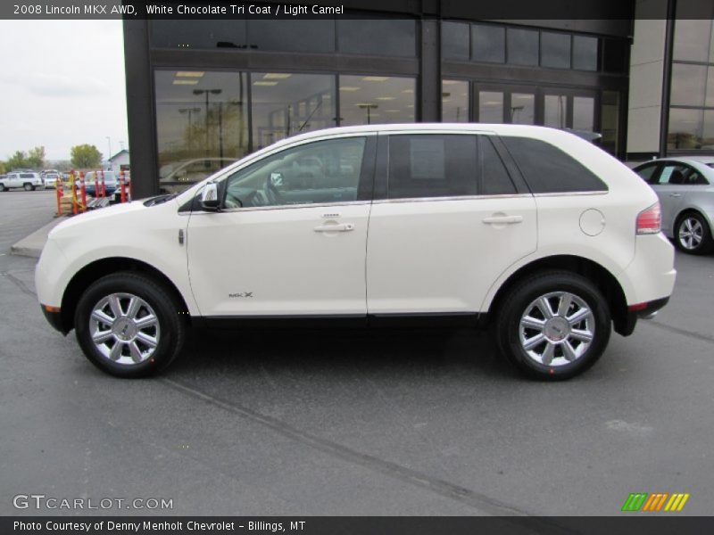 White Chocolate Tri Coat / Light Camel 2008 Lincoln MKX AWD