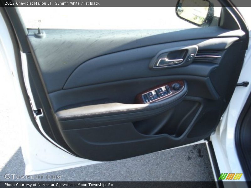 Summit White / Jet Black 2013 Chevrolet Malibu LT