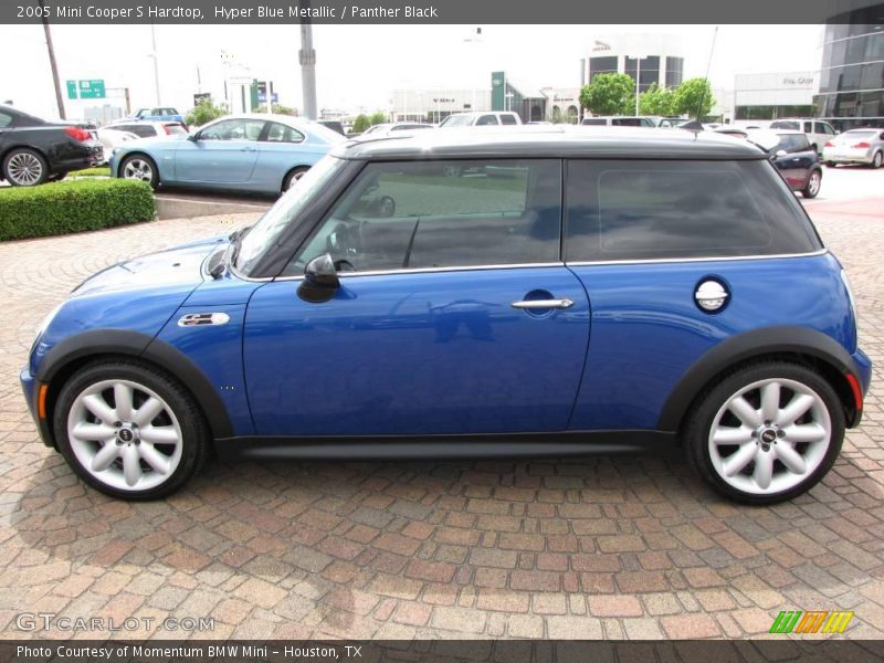 Hyper Blue Metallic / Panther Black 2005 Mini Cooper S Hardtop