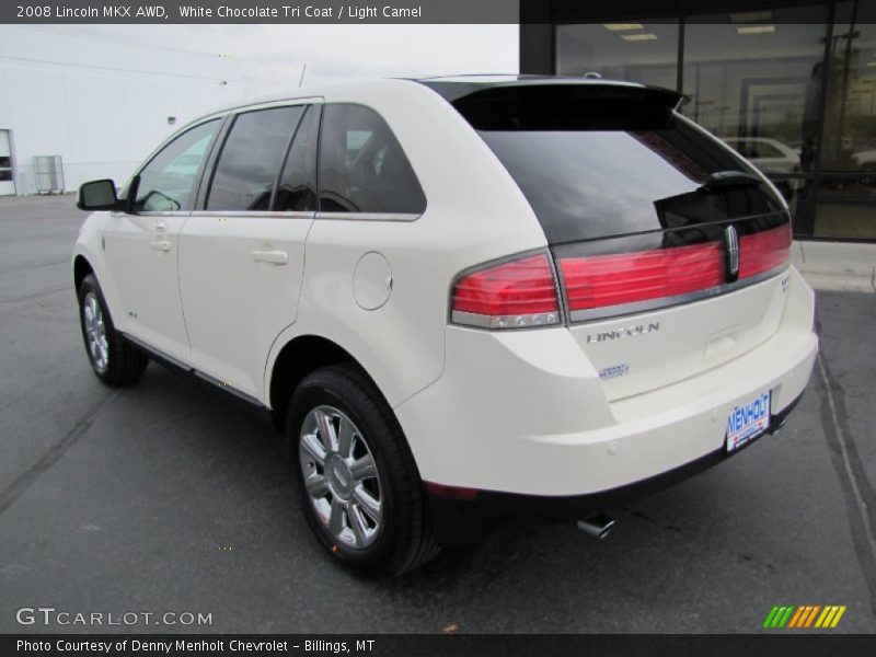 White Chocolate Tri Coat / Light Camel 2008 Lincoln MKX AWD