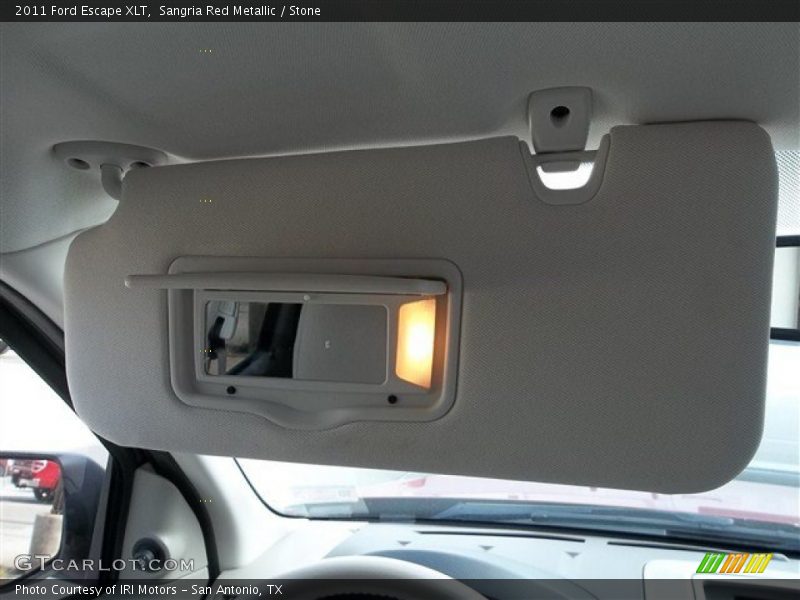 Sangria Red Metallic / Stone 2011 Ford Escape XLT