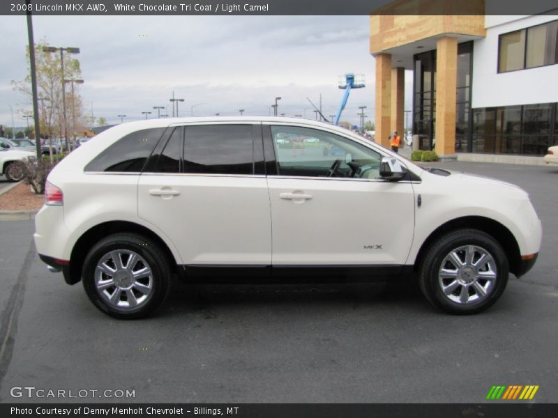 White Chocolate Tri Coat / Light Camel 2008 Lincoln MKX AWD