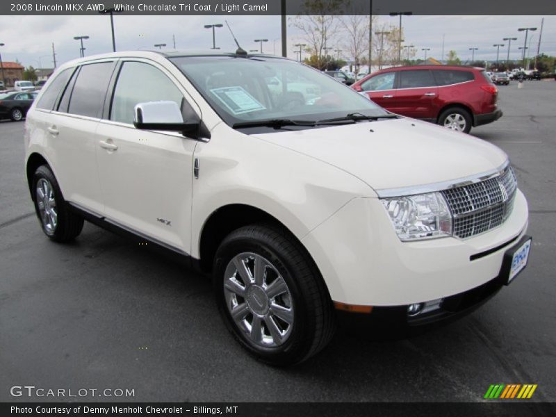 White Chocolate Tri Coat / Light Camel 2008 Lincoln MKX AWD