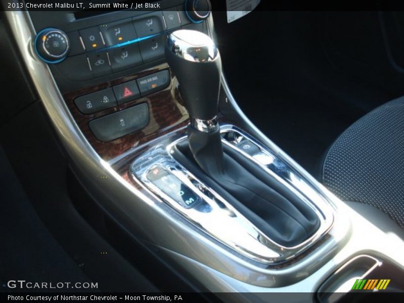 Summit White / Jet Black 2013 Chevrolet Malibu LT