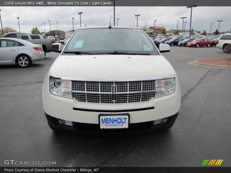 White Chocolate Tri Coat / Light Camel 2008 Lincoln MKX AWD
