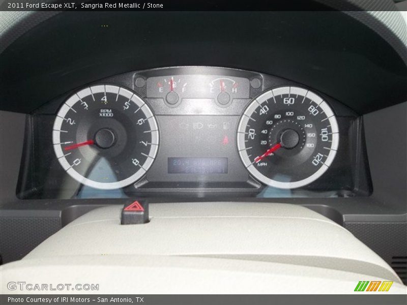 Sangria Red Metallic / Stone 2011 Ford Escape XLT