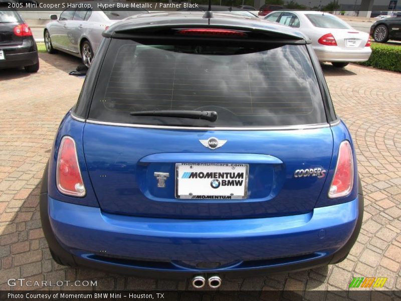 Hyper Blue Metallic / Panther Black 2005 Mini Cooper S Hardtop