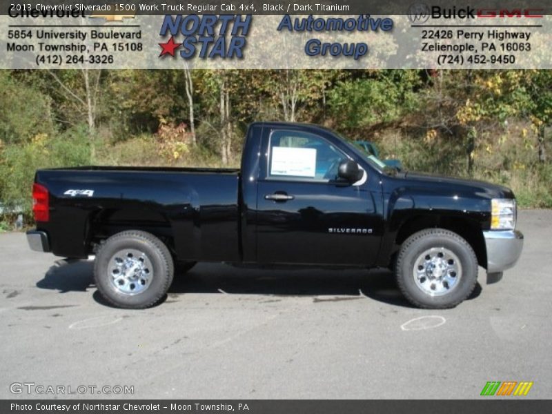 Black / Dark Titanium 2013 Chevrolet Silverado 1500 Work Truck Regular Cab 4x4