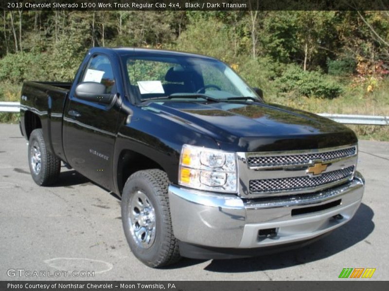 Black / Dark Titanium 2013 Chevrolet Silverado 1500 Work Truck Regular Cab 4x4