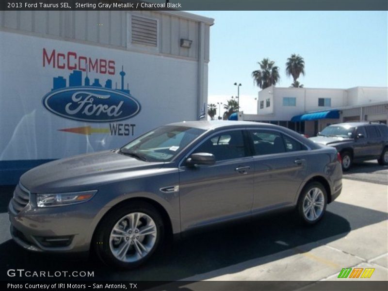 Sterling Gray Metallic / Charcoal Black 2013 Ford Taurus SEL