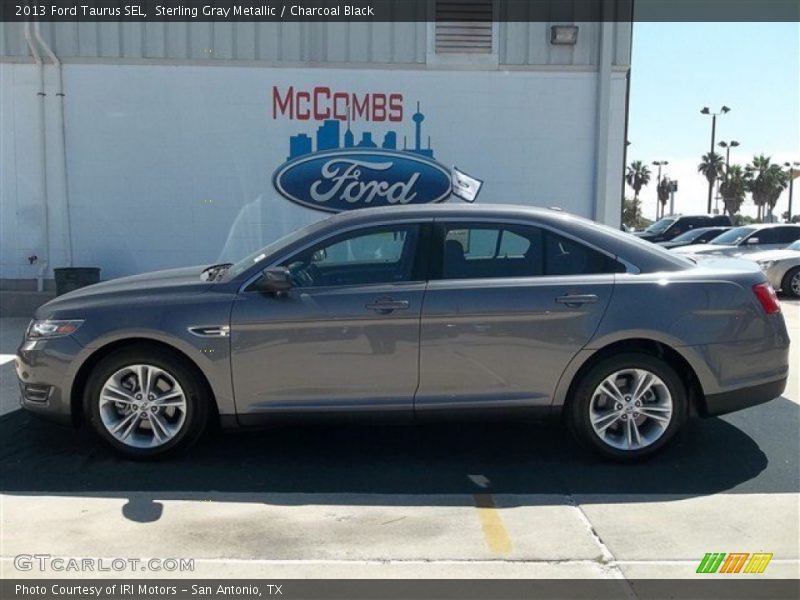Sterling Gray Metallic / Charcoal Black 2013 Ford Taurus SEL