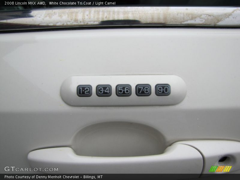 White Chocolate Tri Coat / Light Camel 2008 Lincoln MKX AWD