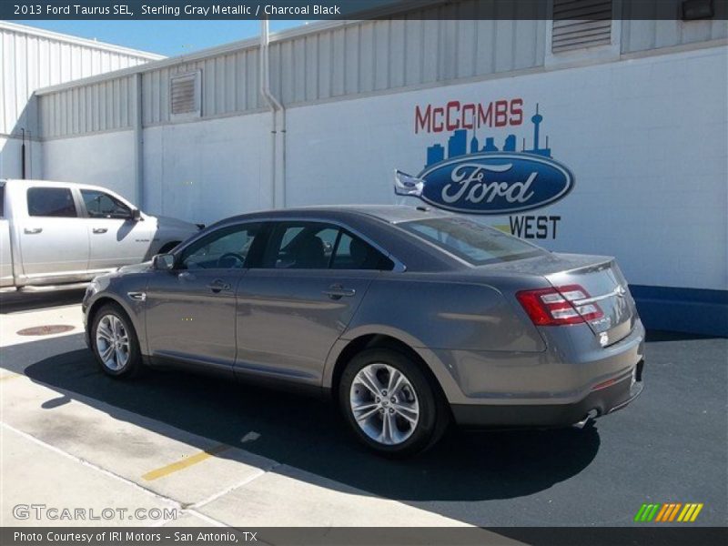 Sterling Gray Metallic / Charcoal Black 2013 Ford Taurus SEL