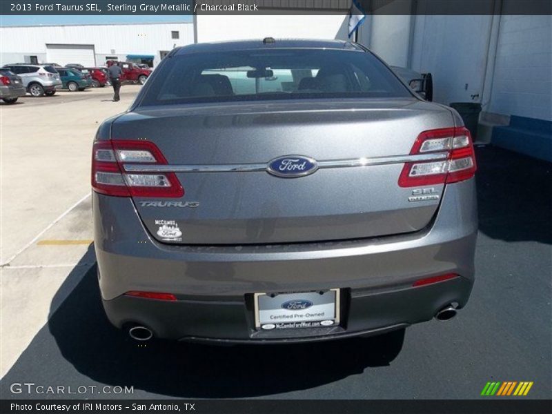 Sterling Gray Metallic / Charcoal Black 2013 Ford Taurus SEL
