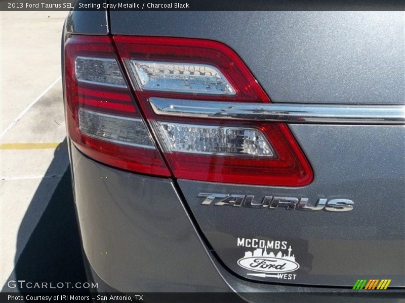 Sterling Gray Metallic / Charcoal Black 2013 Ford Taurus SEL