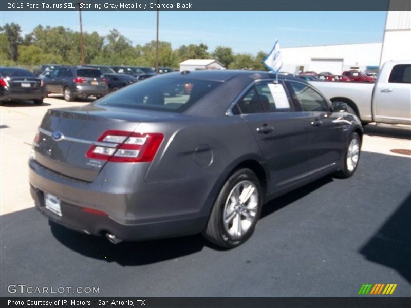 Sterling Gray Metallic / Charcoal Black 2013 Ford Taurus SEL