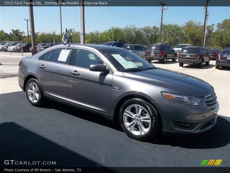 Sterling Gray Metallic / Charcoal Black 2013 Ford Taurus SEL