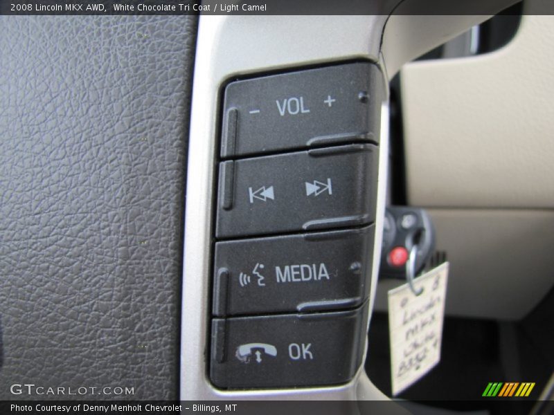 White Chocolate Tri Coat / Light Camel 2008 Lincoln MKX AWD
