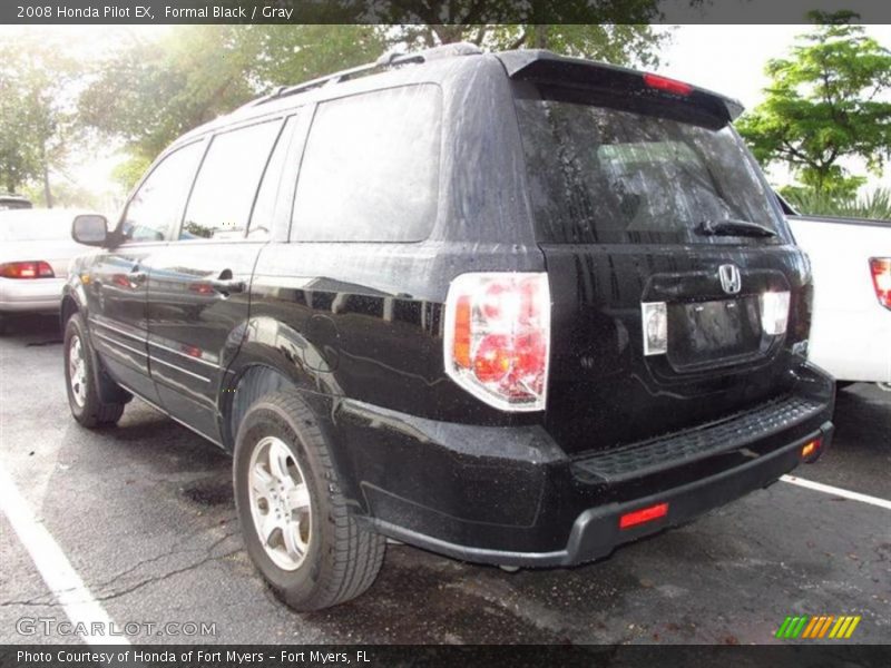 Formal Black / Gray 2008 Honda Pilot EX