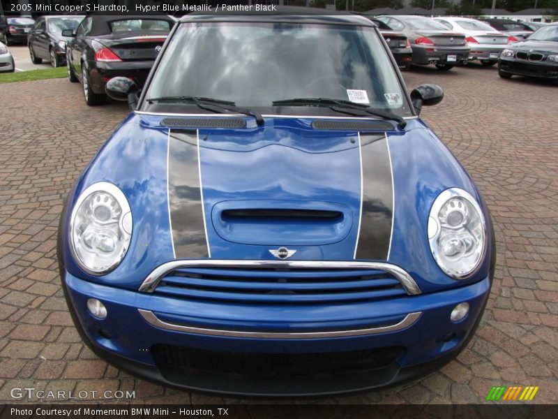 Hyper Blue Metallic / Panther Black 2005 Mini Cooper S Hardtop
