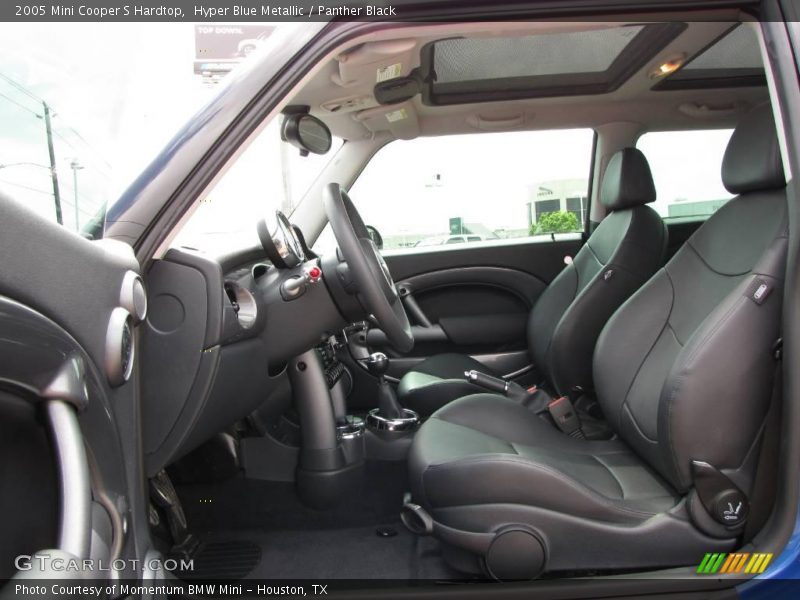 Hyper Blue Metallic / Panther Black 2005 Mini Cooper S Hardtop