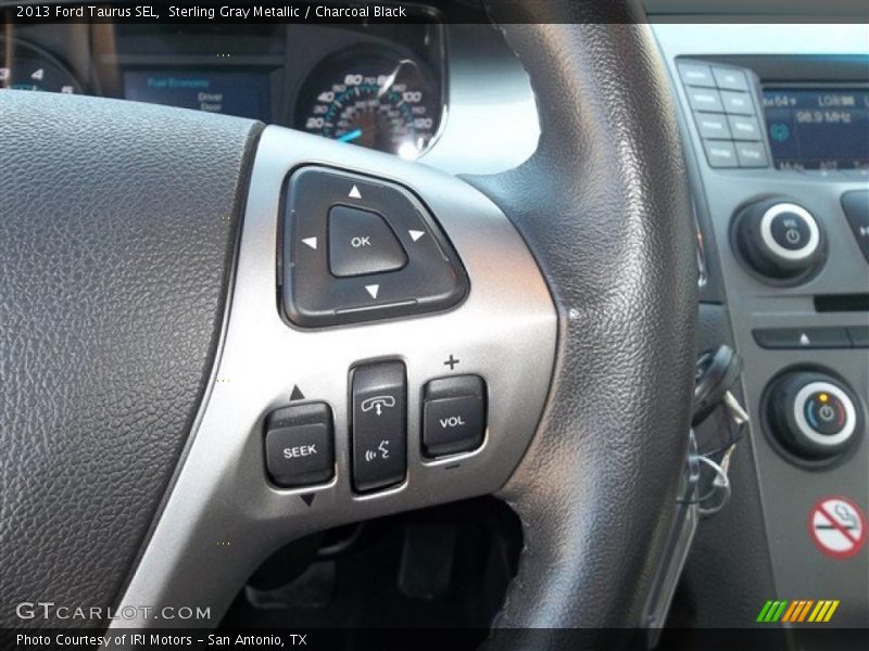 Sterling Gray Metallic / Charcoal Black 2013 Ford Taurus SEL