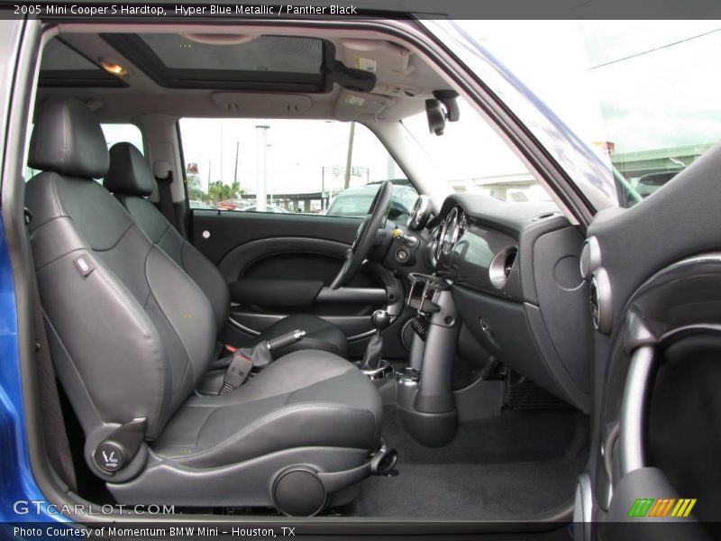 Hyper Blue Metallic / Panther Black 2005 Mini Cooper S Hardtop