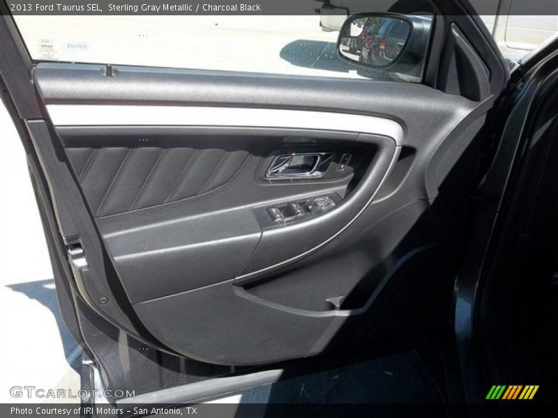 Sterling Gray Metallic / Charcoal Black 2013 Ford Taurus SEL