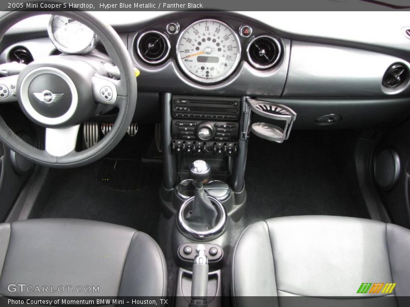 Hyper Blue Metallic / Panther Black 2005 Mini Cooper S Hardtop