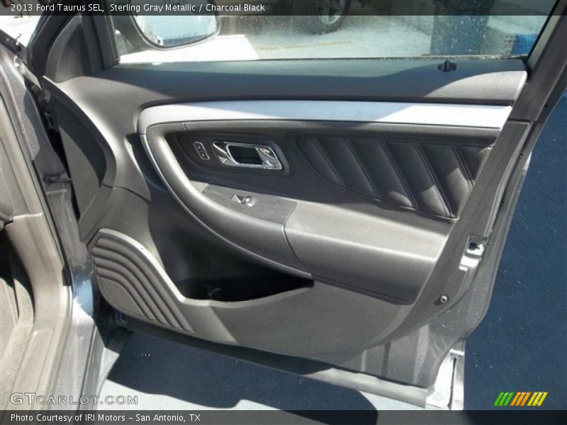 Sterling Gray Metallic / Charcoal Black 2013 Ford Taurus SEL