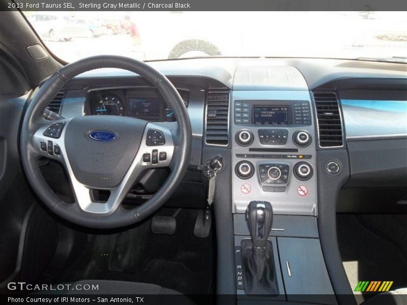 Sterling Gray Metallic / Charcoal Black 2013 Ford Taurus SEL