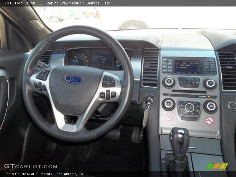 Sterling Gray Metallic / Charcoal Black 2013 Ford Taurus SEL