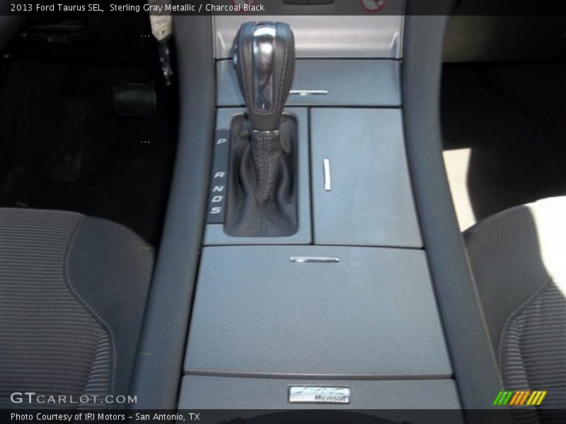 Sterling Gray Metallic / Charcoal Black 2013 Ford Taurus SEL